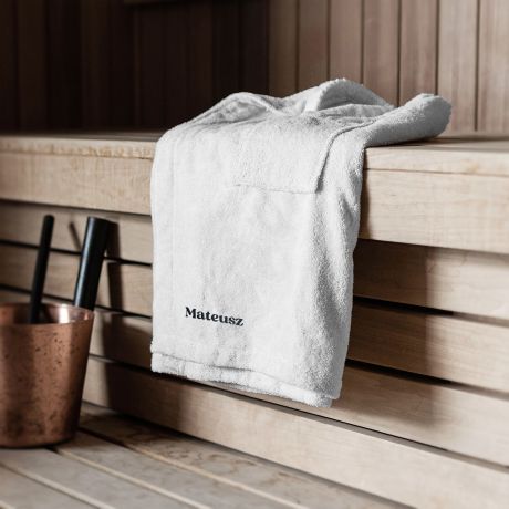 R�cznik do sauny m�ski Z IMIENIEM