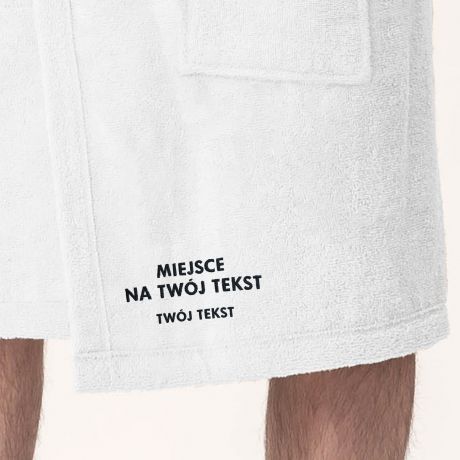 R�cznik do sauny z w�asnym haftem TW�J TEKST r�cznik do sauny m�ski r�cznik z haftem prezent dla niego