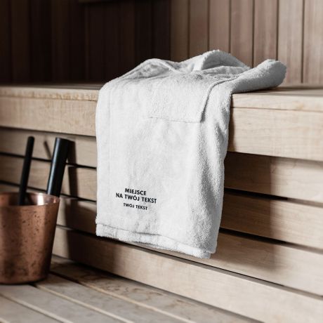 R�cznik do sauny z w�asnym haftem TW�J TEKST r�cznik do sauny m�ski r�cznik z haftem prezent dla niego