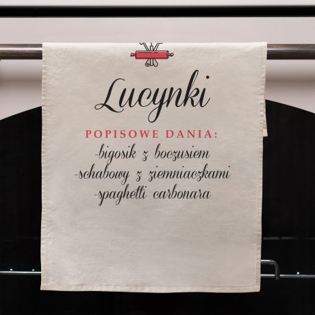 Rcznik do kuchni POPISOWE DANIA