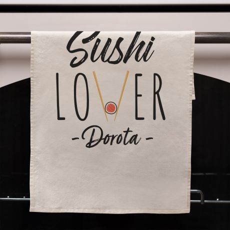 Rcznik kuchenny baweniany PREZENT DLA FANA SUSHI