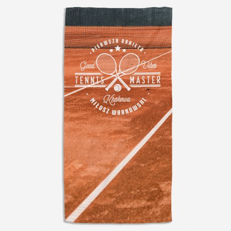 R�cznik z nadrukiem na prezent TENNIS MASTER