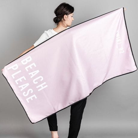 Ręcznik z mikrofibry BEACH PLEASE pomysł na prezent dla przyjaciółki