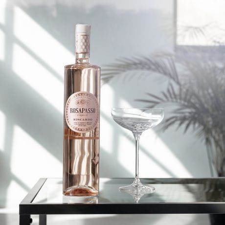 Rowe wino Rosapasso + kartka urodzinowa PREZENT NA 50 URODZINY DLA MAMY 