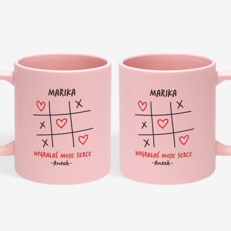 Rowy kubek walentynkowy dla narzeczonej KӣKO I KRZYYK prezent na walentynki dla narzeczonej