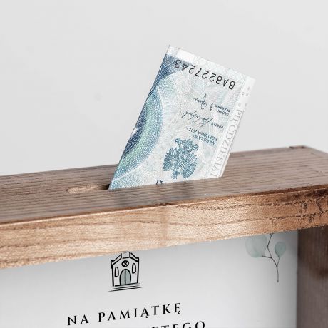 Skarbonka na CHRZEST WITY dla chopca skarbonka dla chopca prezent na chrzest dla chopca