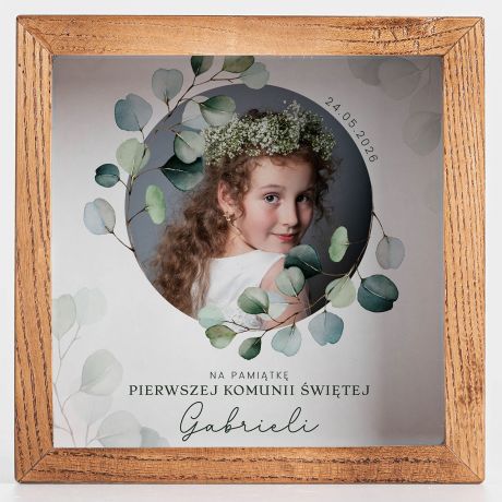 Skarbonka na komuni� PREZENT OD CHRZESTNEJ prezent na komuni� pami�tka komunijna skarbonka personalizowana