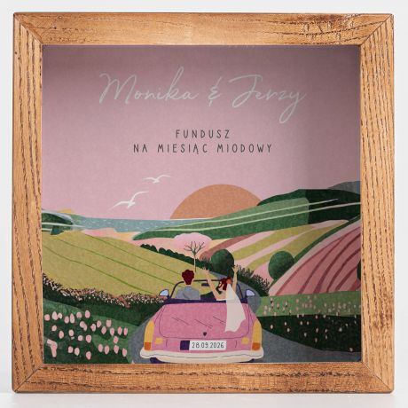 Skarbonka na �lub FUNDUSZ NA MIESI�C MIODOWY