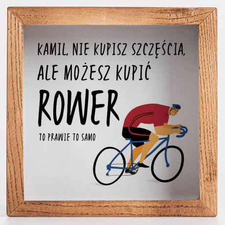 Skarbonka ZBIERAM NA ROWER