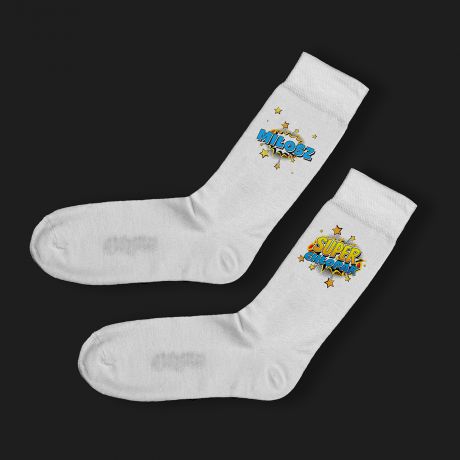 Personalizowane skarpetki na Dzie Chopaka SUPERCHOPAK 42-45 skarpetki dla chopaka skarpety na Dzie Chopaka