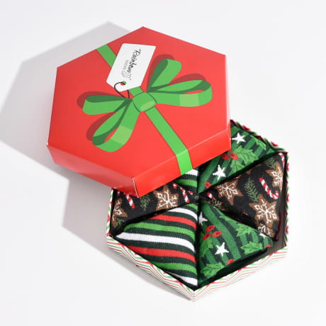 witeczne skarpetki mskie CHRISTMAS BOX 41-46