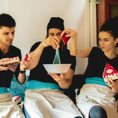 Mskie skarpetki SERNIK prezent dla mionika pieczenia (r. 41-46)