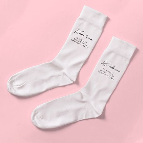 Personalizowane skarpetki Z IMIENIEM 42-45