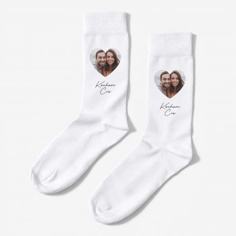 Skarpetki ze zdj�ciem KOCHAM CI� 36-39