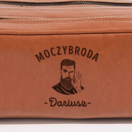 Skrzana mska kosmetyczka PREZENT DLA BRODACZA