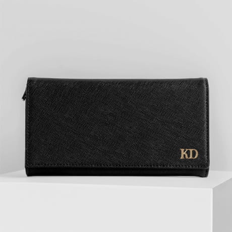 Skrzany PORTFEL PERSONALIZOWANY damski