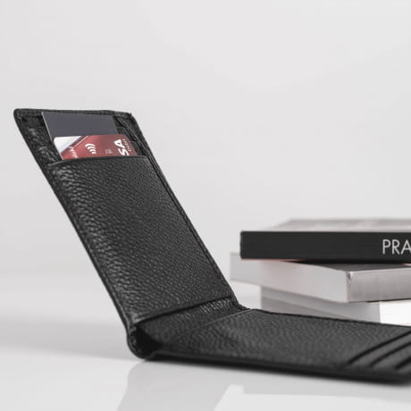 Skrzany personalizowany portfel mski ELEGANCKI PREZENT DLA MʯA