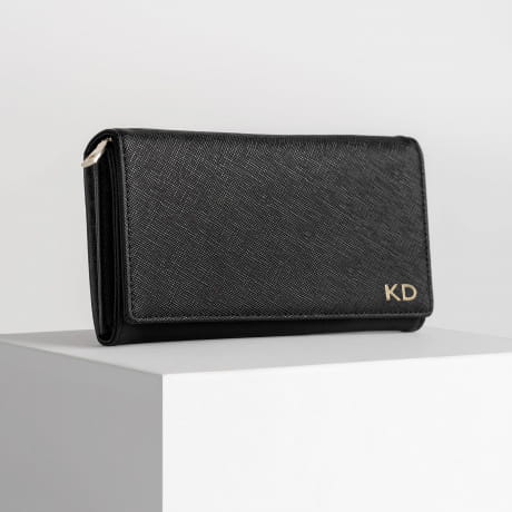 Personalizowany portfel damski PREZENT DLA KOBIETY skra naturalna