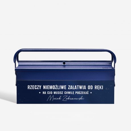 Skrzynia do narzdzi DLA MAJSTERKOWICZA prezent dla zotej rczki prezent dla majsterkowicza