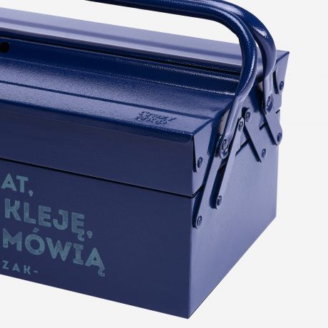 Skrzynka do narzdzi CIGLE KLEJ prezent dla tapicera