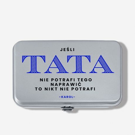 Skrzynka na drobiazgi ZOTA RCZKA prezent dla taty prezent dla majsterkowicza prezent na dzie ojca