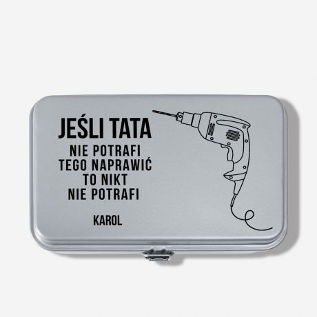 Skrzynka na drobiazgi ZOTA RCZKA prezent dla taty prezent dla majsterkowicza prezent na dzie ojca