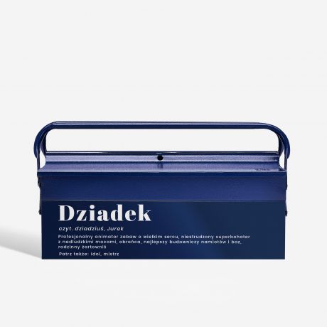 Skrzynka na narzdzia DEFINICJA prezent dla dziadka majsterkowicza