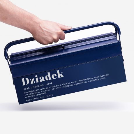 Skrzynka na narzdzia DEFINICJA prezent dla dziadka majsterkowicza