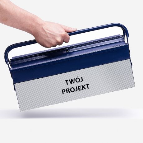 Skrzynka na narzdzia TWJ PROJEKT prezent dla zotej rczki prezent dla majsterkowicza