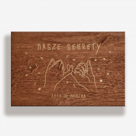 Skrzynka na zdj�cia NASZE SEKRETY prezent dla przyjaci�ek