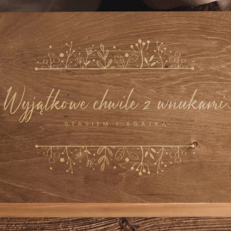 Personalizowana skrzynka na zdjcia DLA DZIADKW