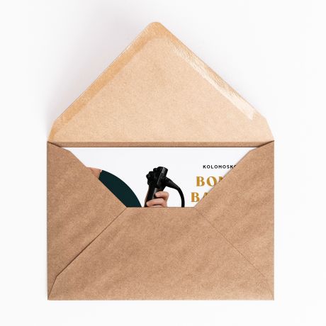 mieszna kartka BON NA KOLONOSKOPI upominek na 50 urodziny kartka z humorem kartka na 50 urodziny