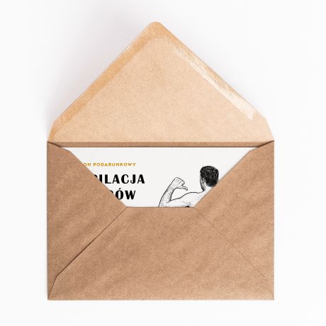 mieszna kartka dla ma BON NA DEPILACJ PLECW  prezent dla ma na wita na urodziny kartka na urodziny