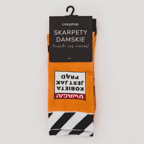 Skarpetki na Dzie Kobiet KOBIETA JEST JAK PRD skarpety na dzie kobiet upominek na dzie kobiet