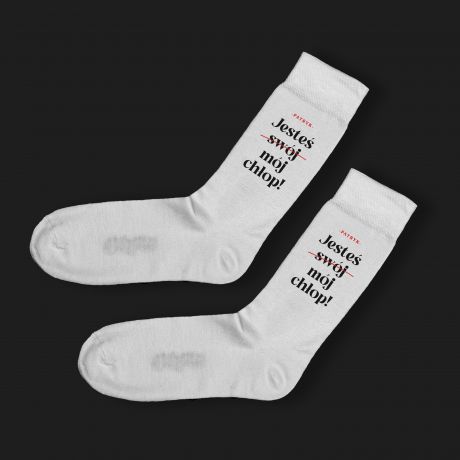 �mieszne skarpety dla ch�opaka JESTE� M�J CH�OP 42-45