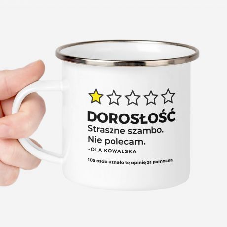 mieszny kubek na 18 urodziny DOROSO 