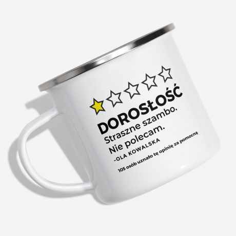 mieszny kubek na 18 urodziny DOROSO 
