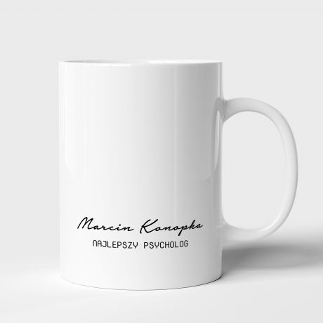 mieszny KUBEK PSYCHOLOGA z personalizacj