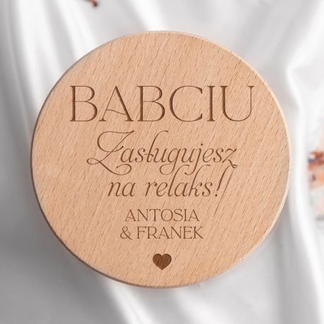 Personalizowana sl do kpieli POMYS NA PREZENT DLA BABCI