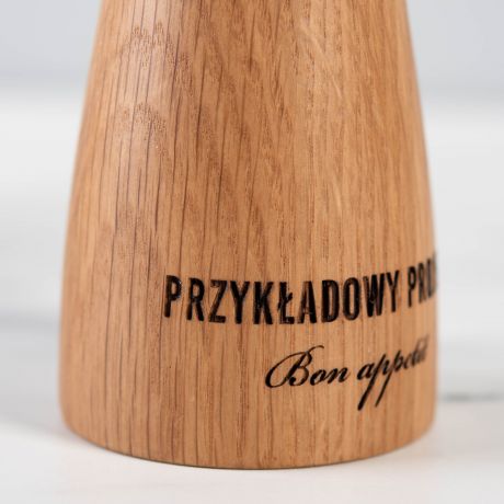 Grawerowana solniczka i pieprzniczka Z MONOGRAMEM