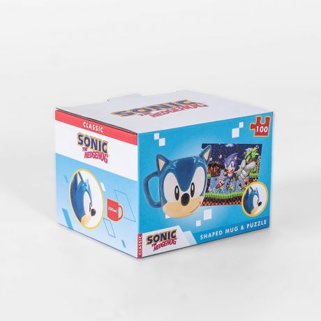 Sonic gadżety na prezent - kubek i puzzle
