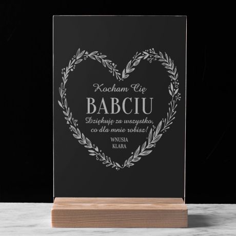 Statuetka dla babci SERCE