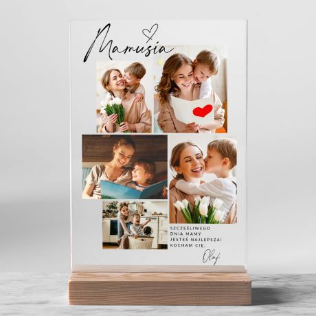 Statuetka dla mamy ZE ZDJCIAMI prezent z okazji Dnia Mamy statuetka na dzie mamy prezent na dzie mamy
