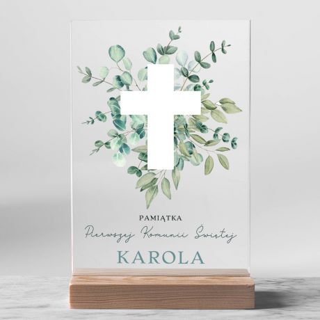 Statuetka na komuni� PAMI�TKA z imieniem pami�tka pierwszej komunii prezent na komuni� personalizowana statuetka
