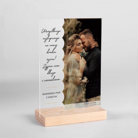 Personalizowana statuetka na lub PAMITKA DLA PARY MODEJ