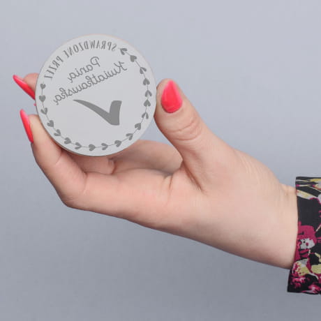 Stempel drewniany prezent na DZIE NAUCZYCIELA upominek dla nauczycielki prezent dla nauczyciela