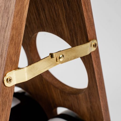 Stojak na wino grawerowany Z MONOGRAMEM elegancki prezent