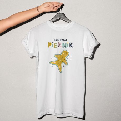 witeczna koszulka dla taty PIERNIK - XL