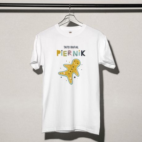 witeczna koszulka dla taty PIERNIK - XL