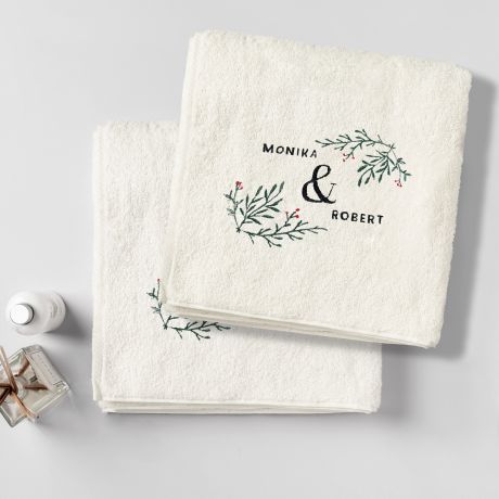 witeczne rczniki z haftem PREZENT DLA PARY NA WITA